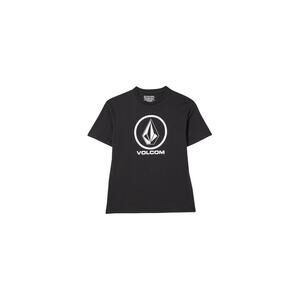 Volcom Boys' Size XL Black Circle Stone Short Sleeve Tee Crew Neck